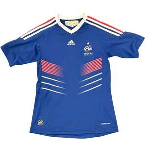 FRANCE 2009 2011 HOME FOOTBALL SHIRT RARE SOCCER JERSEY VINTAGE XS ADIDAS